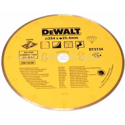 საჭრელი დისკი სველი ჭრისთვის 254x25,4