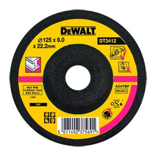 ლითონის სახეხი დისკი, 125 მმ